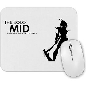 Baskı Dükkanı Solo Mid Akali Mouse Pad