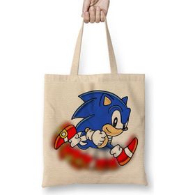 Baskı Dükkanı Sonic Film 01 Bez Çanta