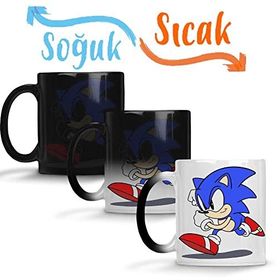 Baskı Dükkanı Sonic Film 02 Sihirli Porselen Kupa