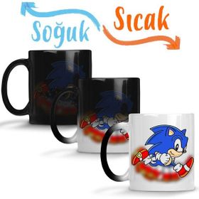 Baskı Dükkanı Sonic Film Sihirli Porselen Kupa