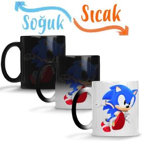 Baskı Dükkanı Sonic Film Sihirli Porselen Kupa