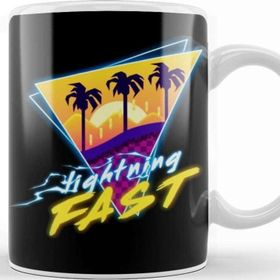 Baskı Dükkanı Sonic Lightning Fast Kupa