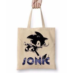 Baskı Dükkanı Sonic Retro Bez Çanta