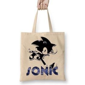 Baskı Dükkanı Sonic Retro Bez Çanta