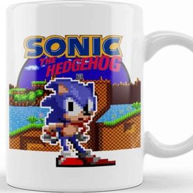 Baskı Dükkanı Sonic The Hegdehog 90S Retro Kupa