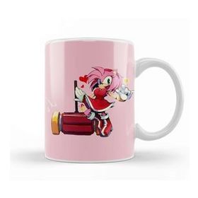 Baskı Dükkanı Sonic The Hegdehog Amy 01 Kupa