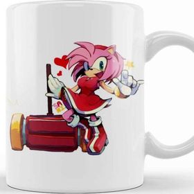 Baskı Dükkanı Sonic the Hegdehog Amy Kupa
