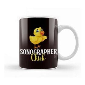 Baskı Dükkanı Sonographer Chick Sonography Ultrasound Echography Medicine Kupa
