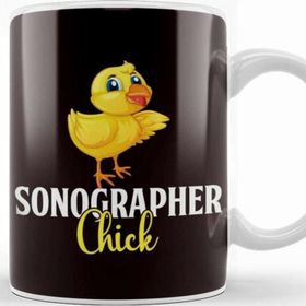 Baskı Dükkanı Sonographer Chick Sonography Ultrasound Echography Medicine Kupa