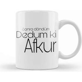 Baskı Dükkanı Sonra Döndüm Dedum Ki Afkur Kupa