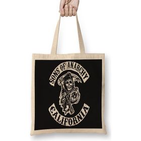 Baskı Dükkanı Sons of Anarchy Bez Çanta
