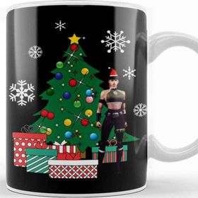 Baskı Dükkanı Sonya Blade Around the Christmas Tree Mortal Kombat Kupa