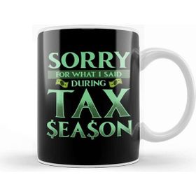 Baskı Dükkanı Sorry for What I Said During Tax Season Accountant Kupa