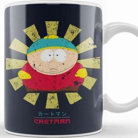 Baskı Dükkanı South Park Cartman Retro Japanese Kupa