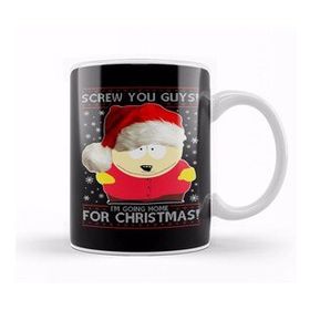 Baskı Dükkanı South Park Cartman Screw You Guys Christmas Knit Pattern Kupa