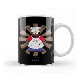 Baskı Dükkanı South Park Chef Retro Japanese Kupa