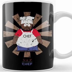 Baskı Dükkanı South Park Chef Retro Japanese Kupa