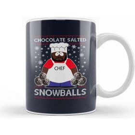 Baskı Dükkanı South Park Chocolate Salted Snowballs Christmas Knit Pattern Kupa