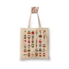 Baskı Dükkanı South Park Kenny Cartman Broflovski Bez Çanta