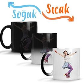 Baskı Dükkanı Soy Luna 010 Sihirli Porselen Kupa