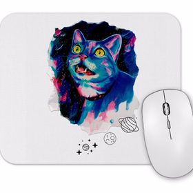 Baskı Dükkanı Space Cat Kedi Mouse Pad