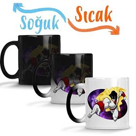 Baskı Dükkanı Space Ghost 01 Sihirli Porselen Kupa