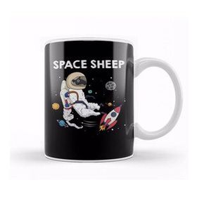 Baskı Dükkanı Space Sheep Awesome Astronaut Galaxy Explorer Kupa