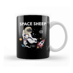 Baskı Dükkanı Space Sheep Awesome Astronaut Galaxy Explorer Kupa