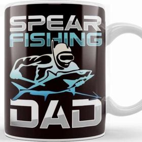 Baskı Dükkanı Spearfishing Dad Spearfisher Father Speargun Spear Freediver Kupa