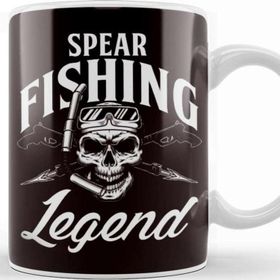 Baskı Dükkanı Spearfishing Legend Spearfisher Speargun Spear Freediver Kupa