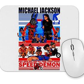 Baskı Dükkanı Speed Demon Michael Jackson Mouse Pad