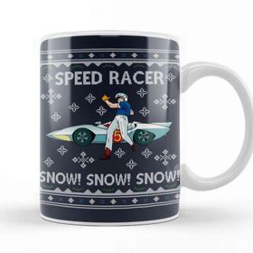 Baskı Dükkanı Speed Racer Go Snow Christmas Kupa