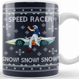 Baskı Dükkanı Speed Racer Go Snow Christmas Kupa