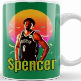 Baskı Dükkanı Spencer Dinwiddie Vintage Art Legend Basketball Gift Kupa