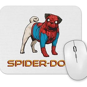 Baskı Dükkanı Spider Dog Pug Köpek Mouse Pad