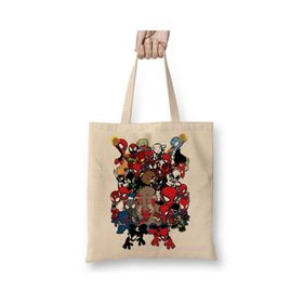 Baskı Dükkanı Spider Man Face Örümcek Adam Bez Çanta