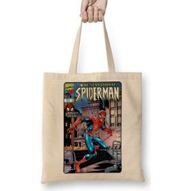 Baskı Dükkanı Spiderman Marvel the Sensational Bez Çanta