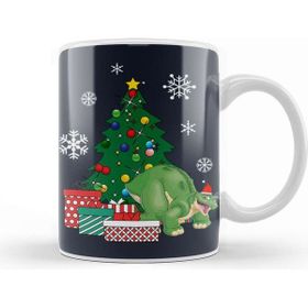 Baskı Dükkanı Spike Around the Christmas Tree Land Before Time Kupa