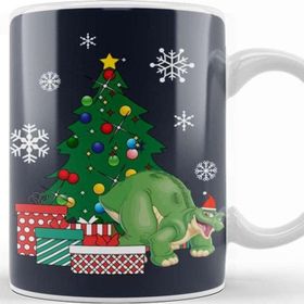Baskı Dükkanı Spike Around the Christmas Tree Land Before Time Kupa