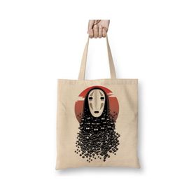 Baskı Dükkanı Spirited Away No Face Miyazaki Bez Çanta