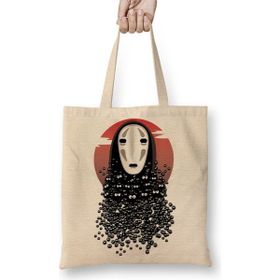 Baskı Dükkanı Spirited Away No Face Miyazaki Bez Çanta
