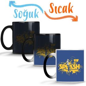 Baskı Dükkanı Splash Brother Sihirli Porselen Kupa