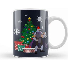 Baskı Dükkanı Splinter Tmnt Around the Christmas Tree Kupa