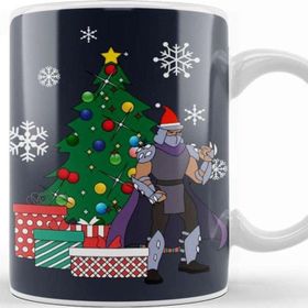 Baskı Dükkanı Splinter Tmnt Around the Christmas Tree Kupa