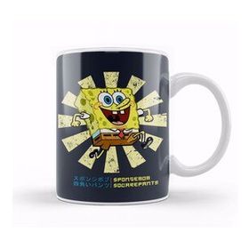 Baskı Dükkanı Spongebob Squarepants Retro Japanese Kupa
