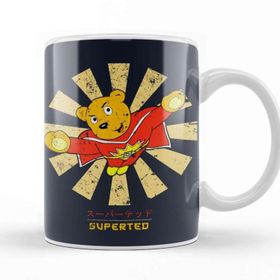 Baskı Dükkanı Spotty Retro Japanese Superted Kupa