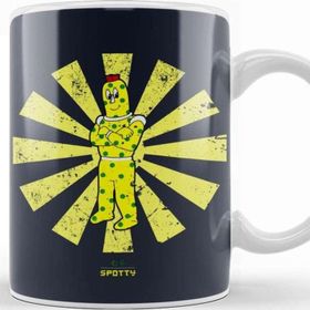 Baskı Dükkanı Spotty Retro Japanese Superted Kupa