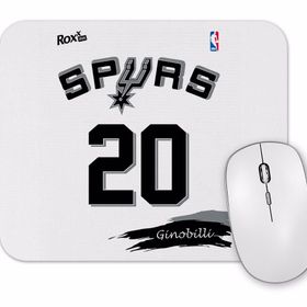 Baskı Dükkanı Spurs 20 Ginobilli Branca Rox Ink Mouse Pad