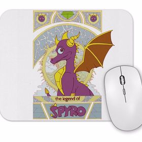Baskı Dükkanı Spyro Nouveau Mouse Pad