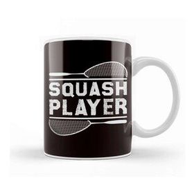 Baskı Dükkanı Squash Player Indoor Tennis Court Racket Ball Sports Match Kupa